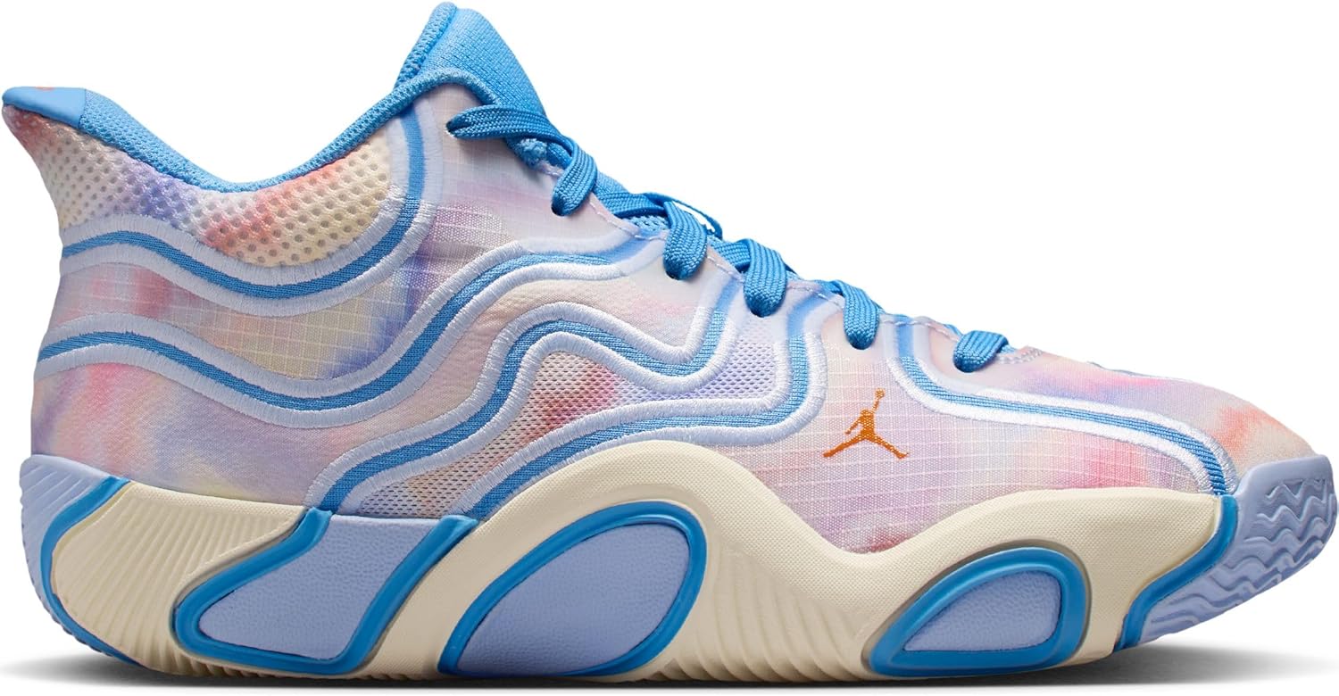 Nike Tatum 3 Big Kids' Basketball Shoes (University Blue/Pale Ivory/Royal Tint/Camellia) Size 5.5