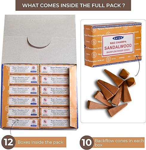 Vista 49 de Super Hit - Conos de incienso de reflujo para cascada, fuente de humo aromático, Haze Falls y esterilla, paquete de 6 Super Hit - 6