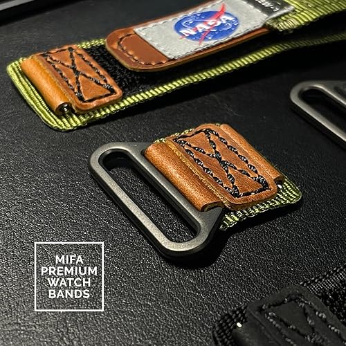 Miniatura 5 de Made for Galaxy Watch 6Galaxy Watch 5 Band, Galaxy Watch 6 Classic5 Pro, NASA Licensed Rugged Nylon Leather Sports Strap With Woven Loop Design For