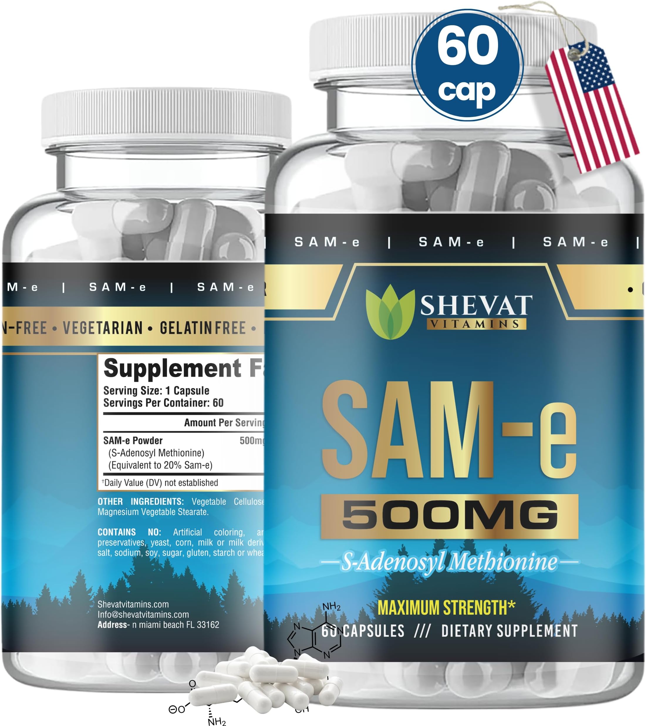 Amazon.com: Nature's Made Sam-e Complete 400-mg 36 Tablets (2 Pack ...