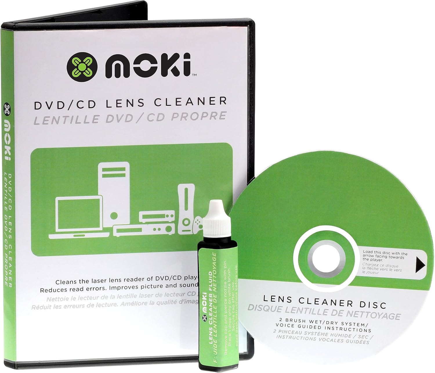 Moki DVD/CD Lens Cleaner Electronics