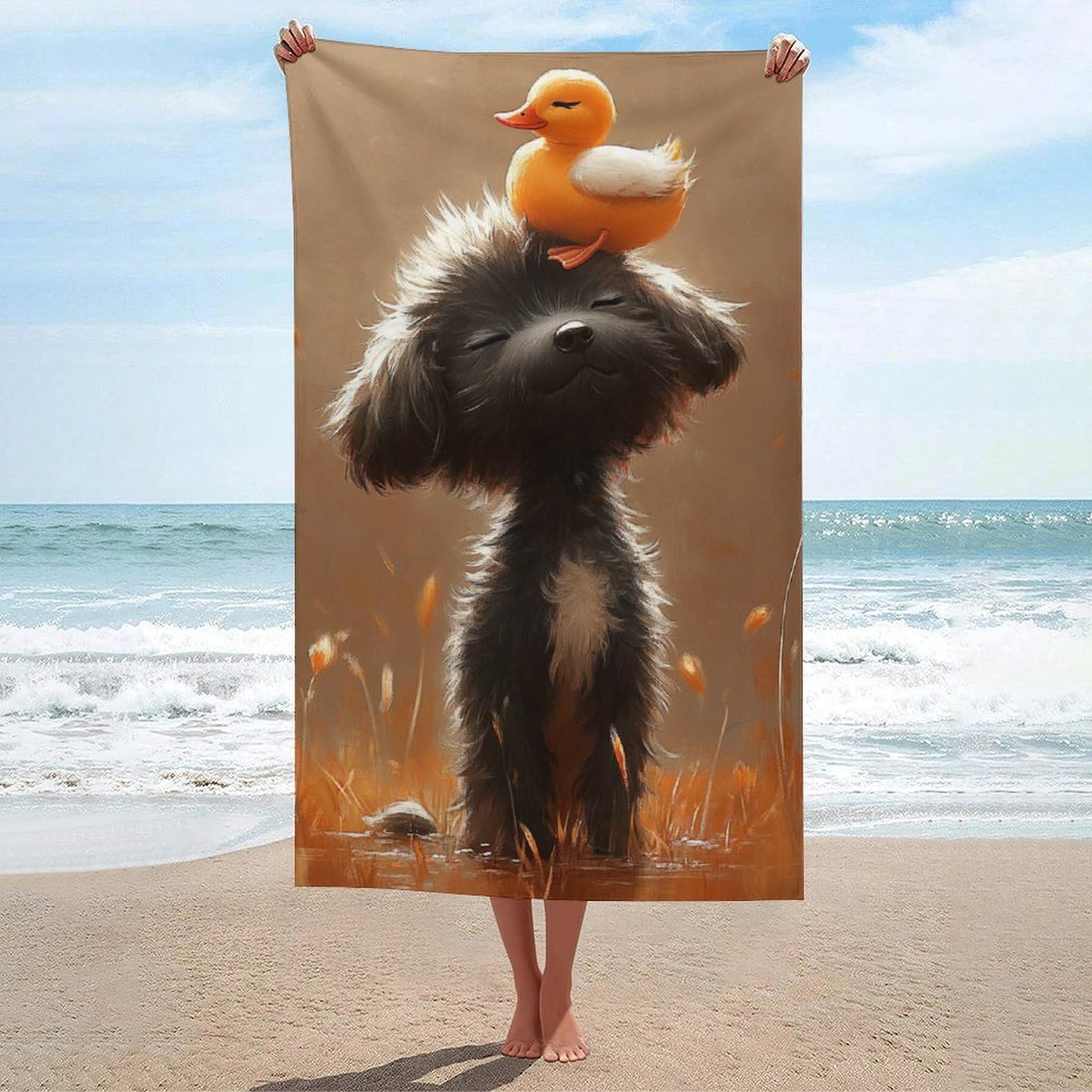 Serviette de plage séchage rapide grand drap de bain microfibre pour le voyage
