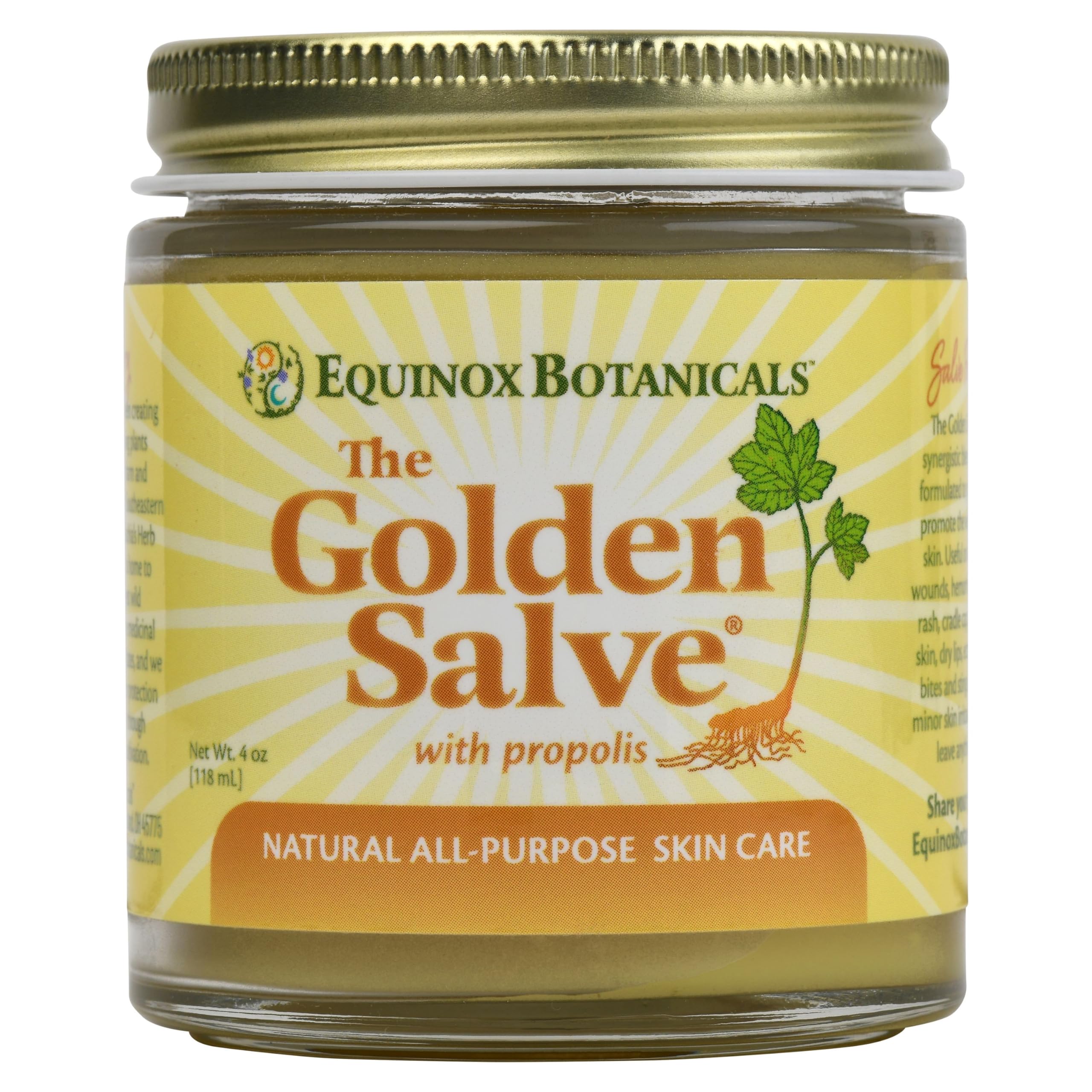 EQUINOX BOTANICALS Golden Salve, 4 Ounce