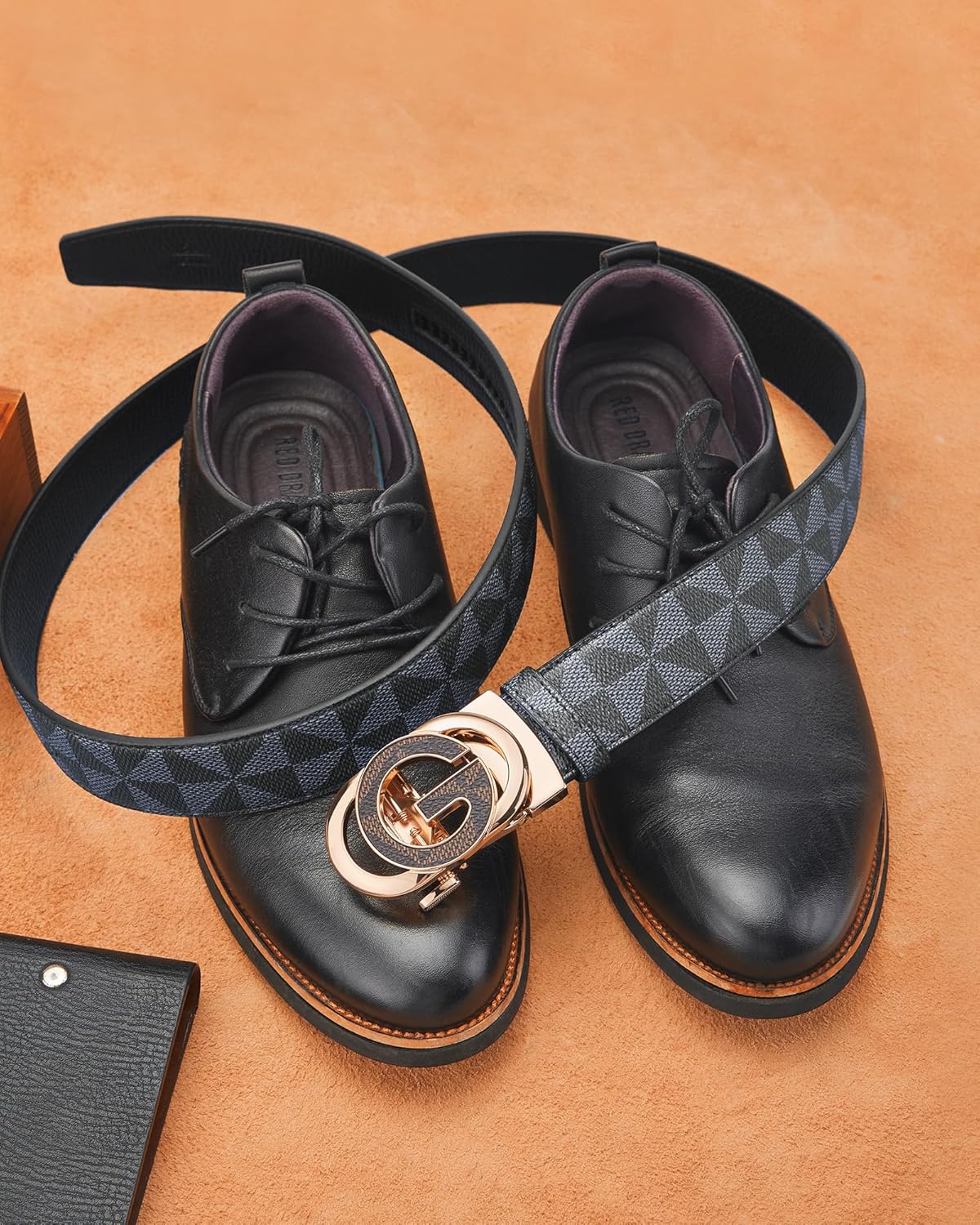 VANNANBA Mens Ratchet Belt Fashion Business Casual Leather Designer Belts with Adjustable Automatic Buckle Gift Box - Image 9