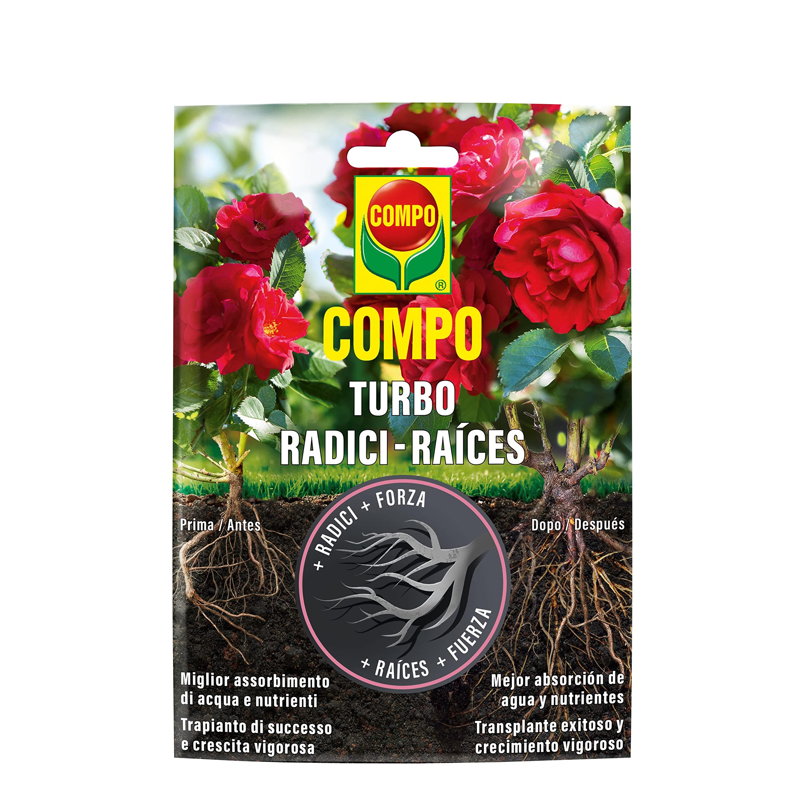 Compo Non Pertinente Turbo Raíces, Estimulador De Raíces, Para Todo Tipo De Plantas, 50 G