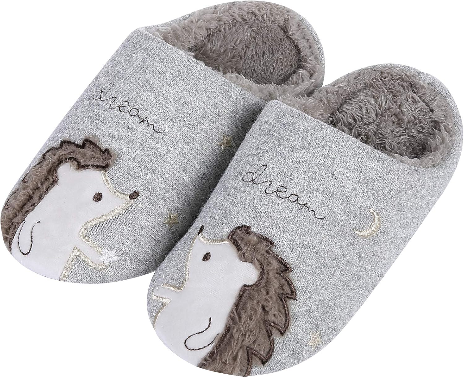  | Cute Unicorn House Slippers for Kids Animal Indoor Slippers Waterproof Sole Fuzzy Home Slippers | Slippers