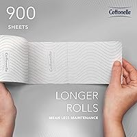Vista 8 de Cottonelle Professional Small Core High-Capacity Standard Roll Toilet Paper, Bulk (53862), 2-Ply, CleanCare Design, White