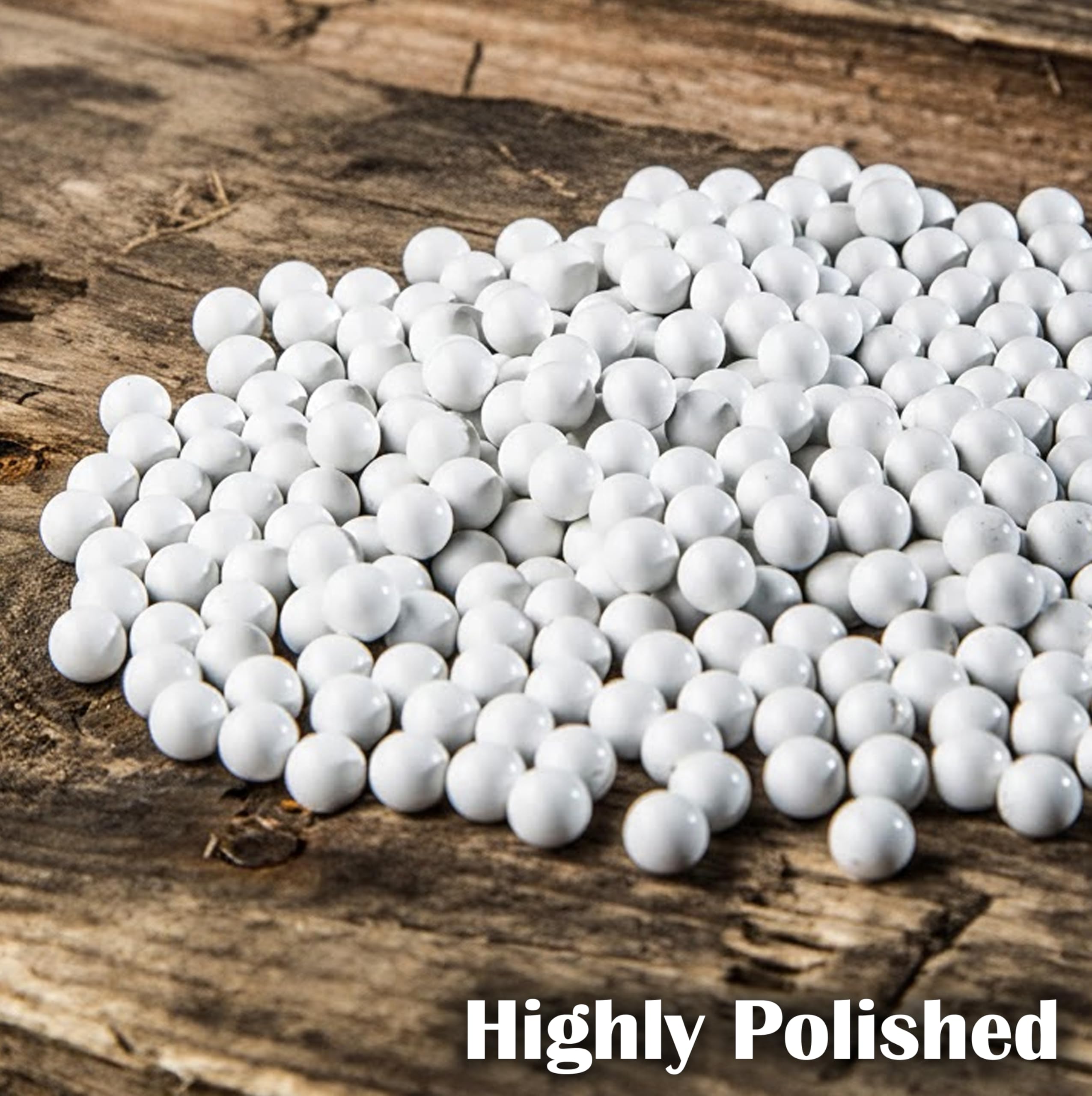 Arsuk Pallini Airsoft Biodegradabili 6 mm – Bianchi – 0,20 g Pellet Senza Giunture per Tiro – Munizioni Di Precisione con Finitura Liscia – Confezione da 1000 per Prestazioni Costanti