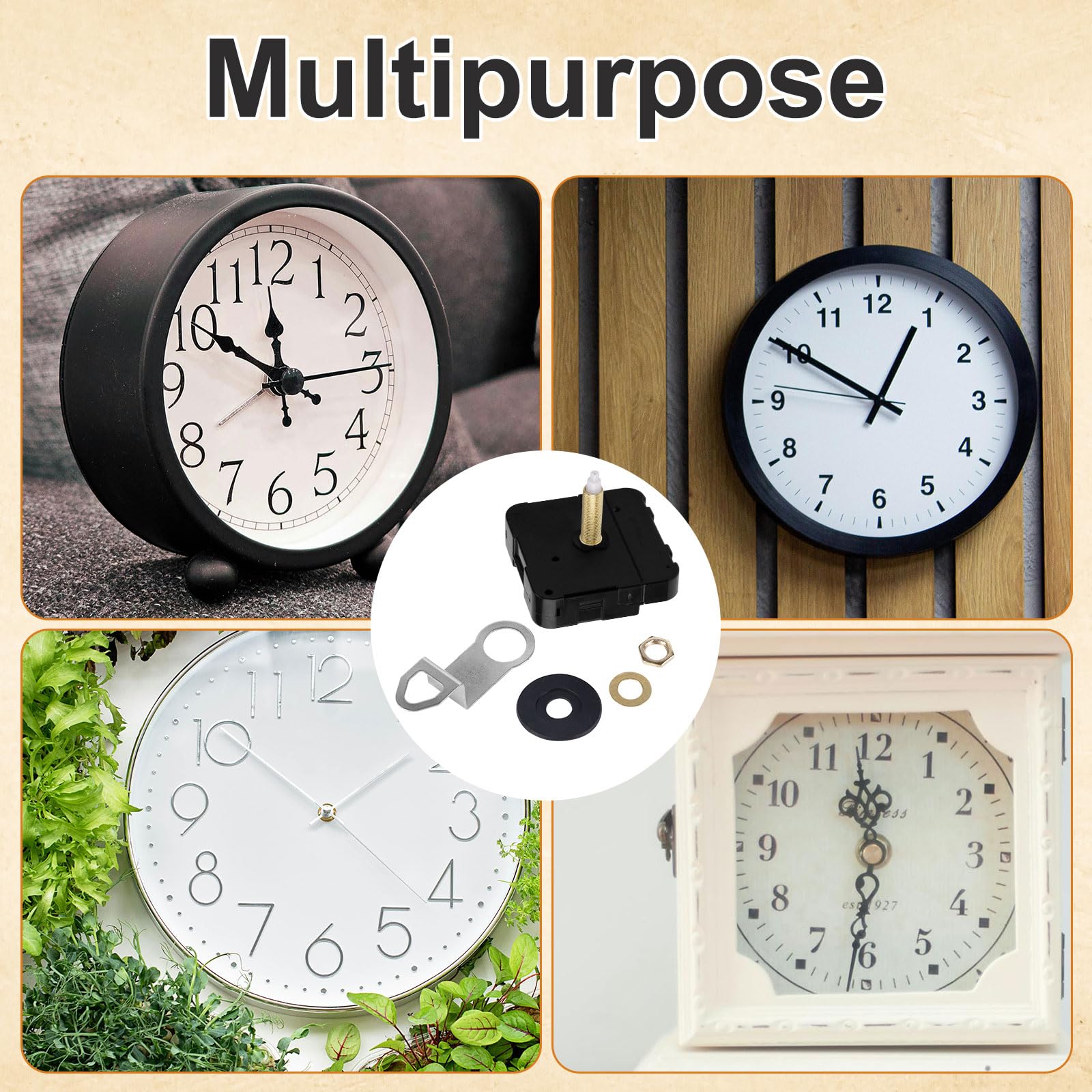 Multipe Clocks Clock Kit Mechanism DIY Quartz Clock Movement Kit – Replace Mechanism ...