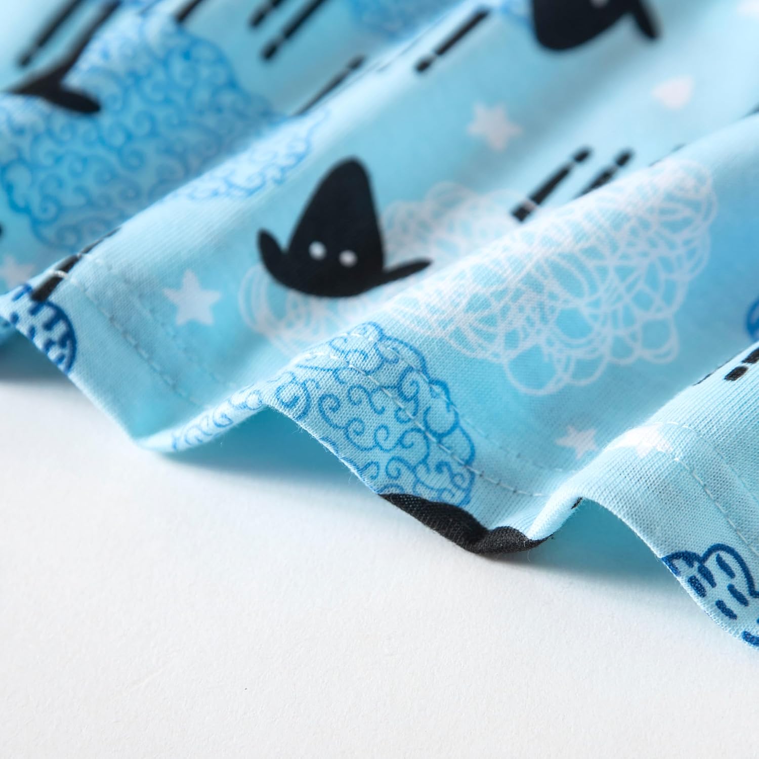 Inadays Women's Cotton Nightgown Sleepwear Short Sleeves Nightshirt Casual Print Sleepdress Loose Comfy Pajama - Image 7