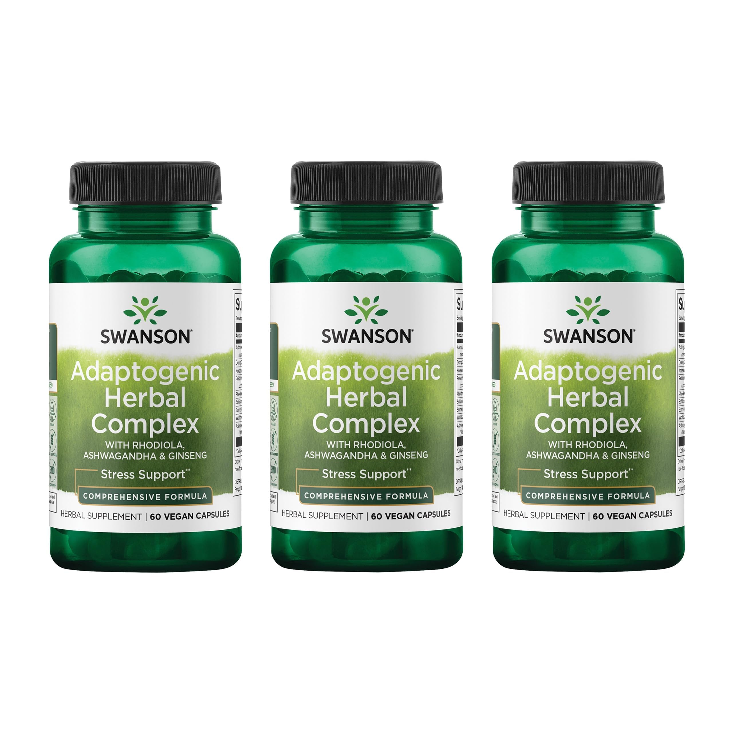 Swanson Rhodiola Ashwagandha Ginseng Complex