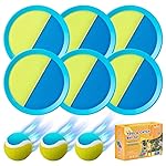 Aunnitery Kids Toys - Outdoor Games, Beach Toys, Toss and Catch Ball Set, Perfect Beach Games Sets Playground Sets for Backyards Easter Gifts for Kids (Light Blue)