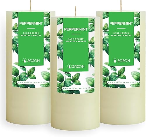 Simply Soson Juego de 3 velas perfumadas con leche con especias de calabaza de 3 x 4 pulgadas, fragancia PSL para otoño y otoño, decoración de