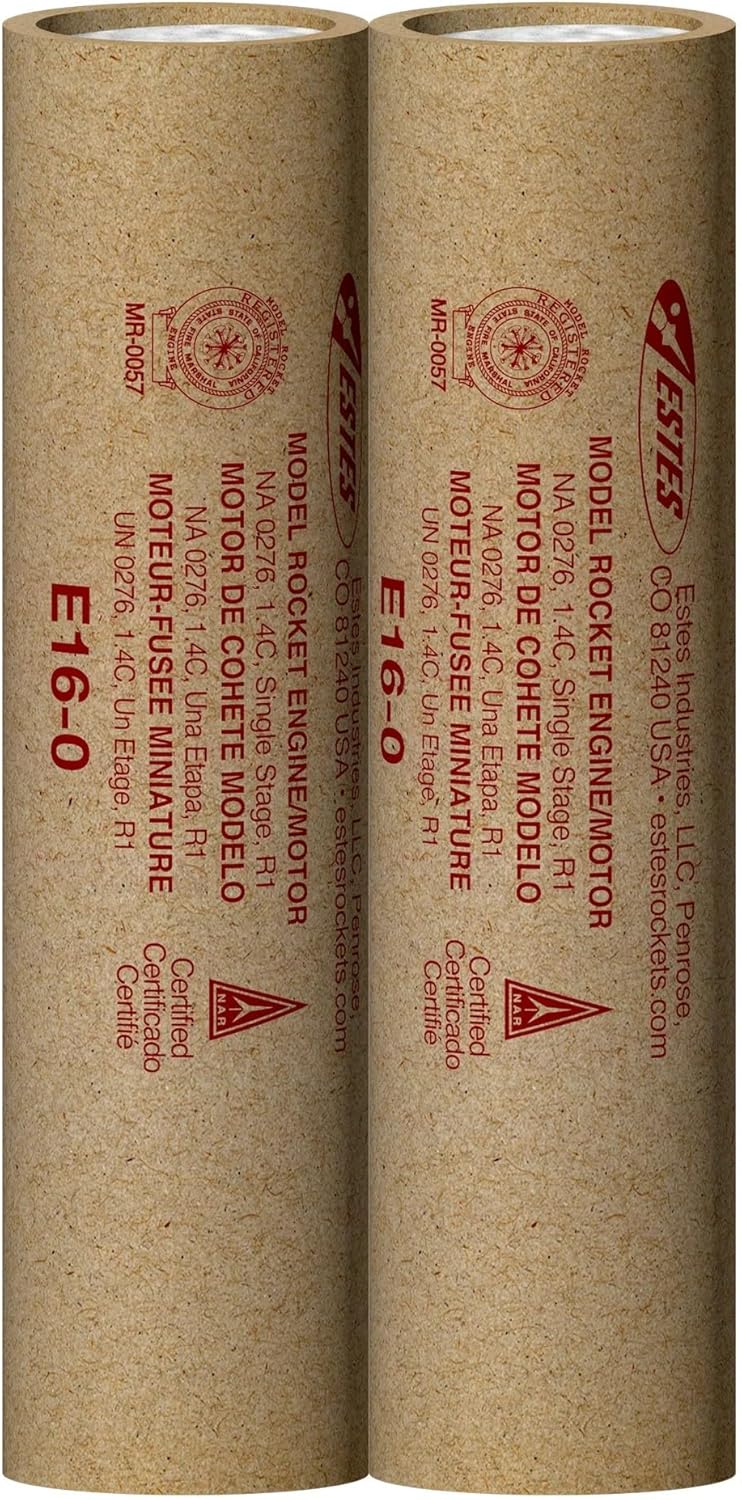 Estes Rockets 10052 E16-0 Engines Bag