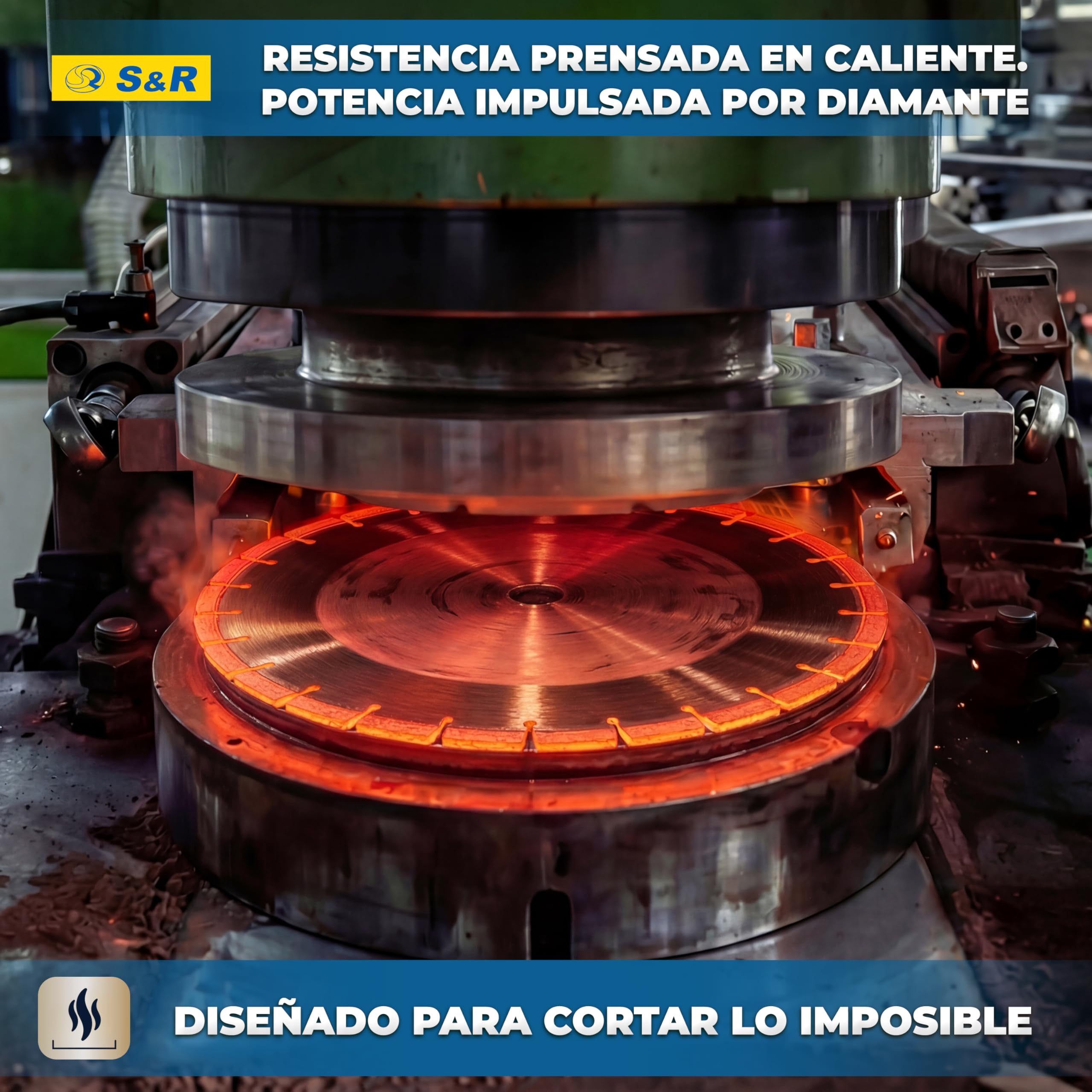 S&R Disco diamante 350 Disco Tronzador Diamante 350 mm para Cerámica Granito Piedra Mármol Mampostería. Calidad Industrial