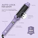 Tash Hair Heated Round Brush- 3 in 1 Benefits- Volumising, Curling & Straightening- All In One Tool | 5 Heat Settings, Tourmaline Ceramic Barrel | Gifts For Woman | Volumizer & Styler- Va-Va-Volume gallery image