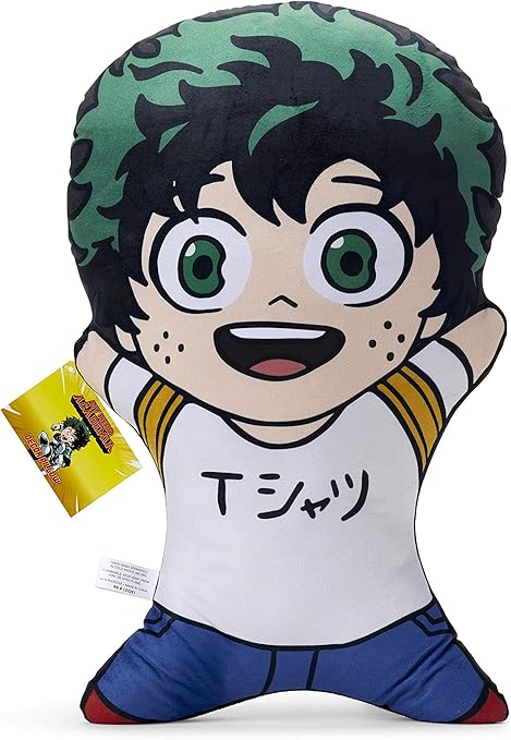 Amazon Co Jp 公式マイヒーローアカデミアキャラクター枕 インチ 緑谷出久人形ボディレプリカ 友人や家族 ファンへのギフトに ベッド カウチ ルームデコレーション ソフトスロークッション ライセンス商品 おもちゃ
