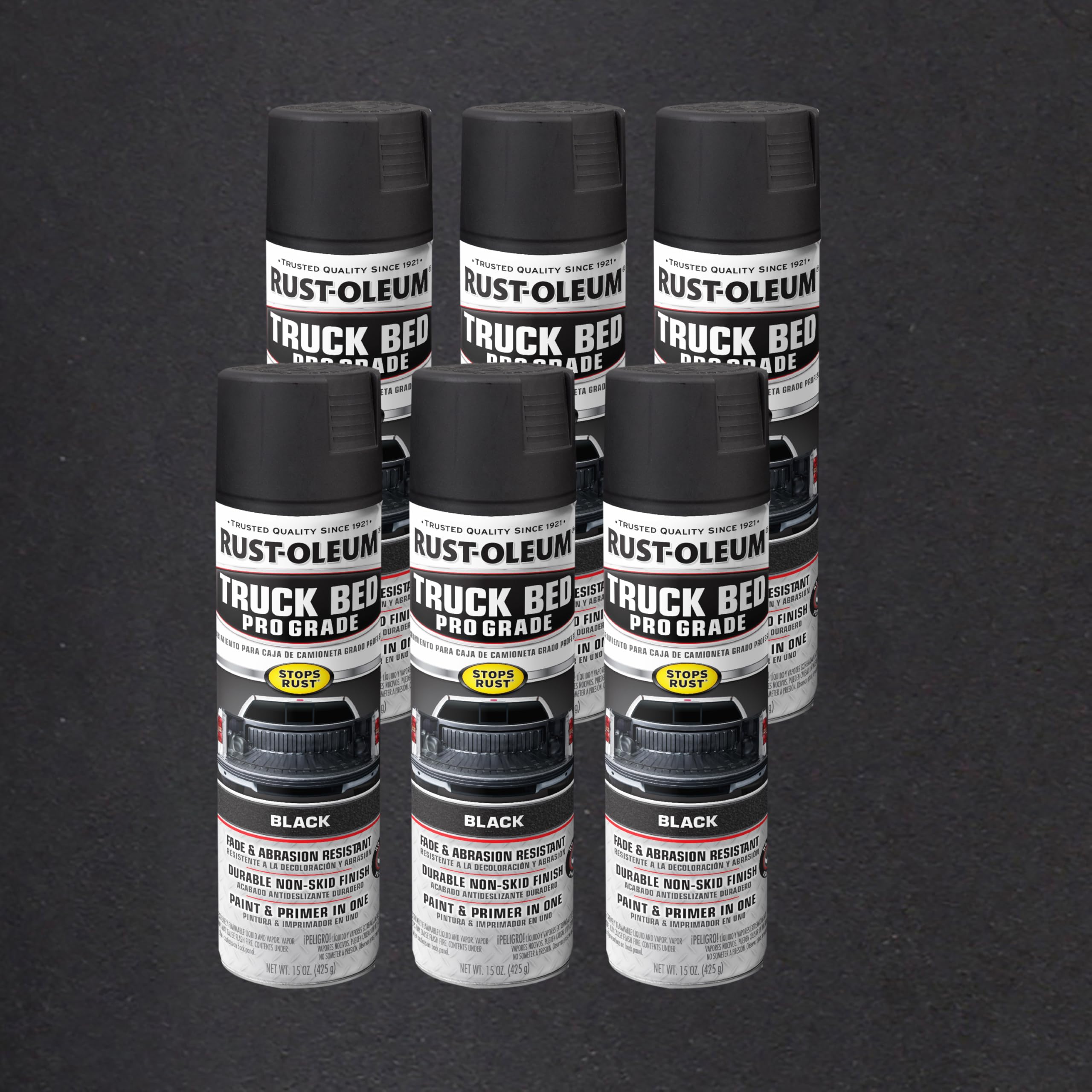 Rust-Oleum 272741-6PK Automotive Professional Grade Truck Bed