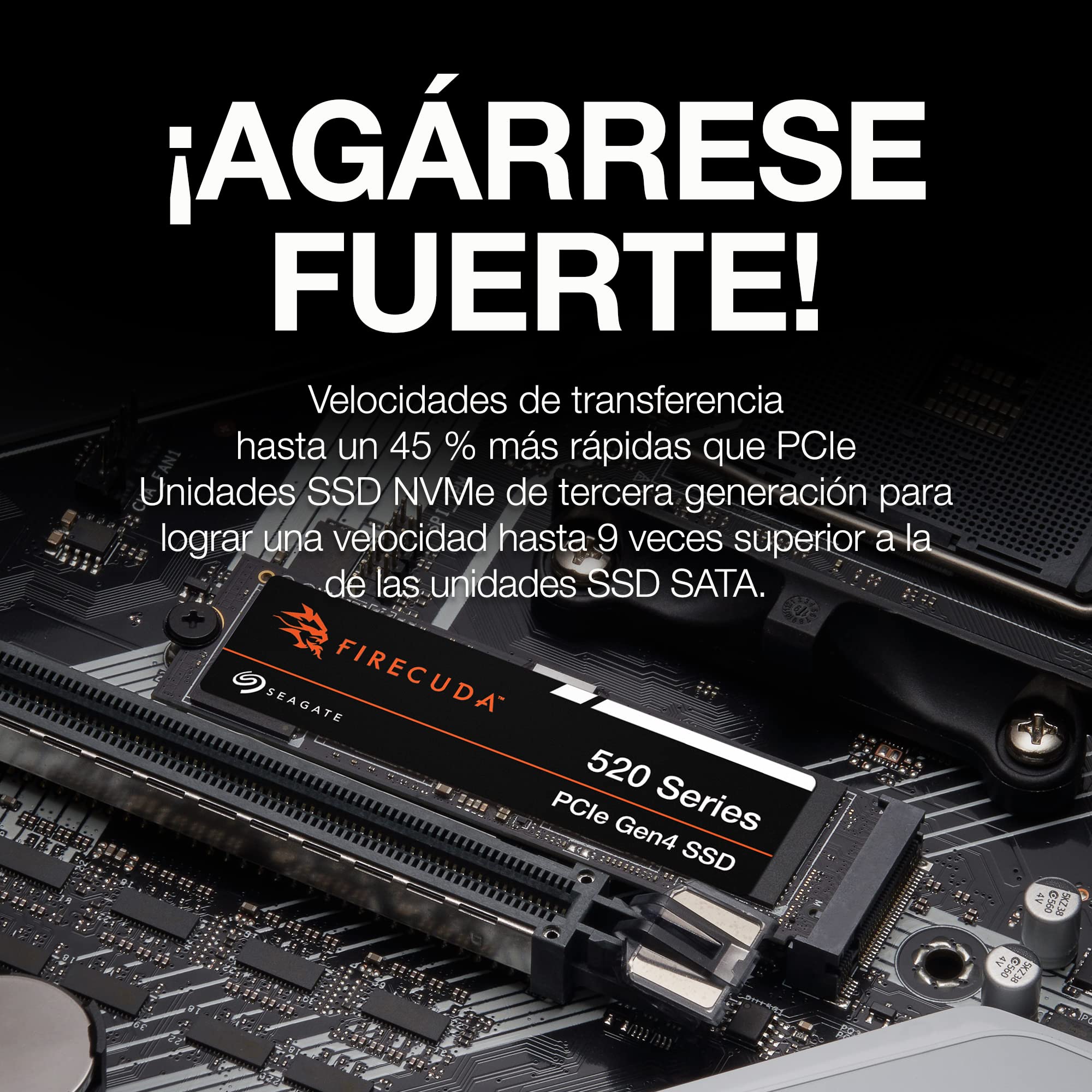 Seagate Technology FireCuda 520 NVMe SSD, 2 TB, SSD interno, M.2