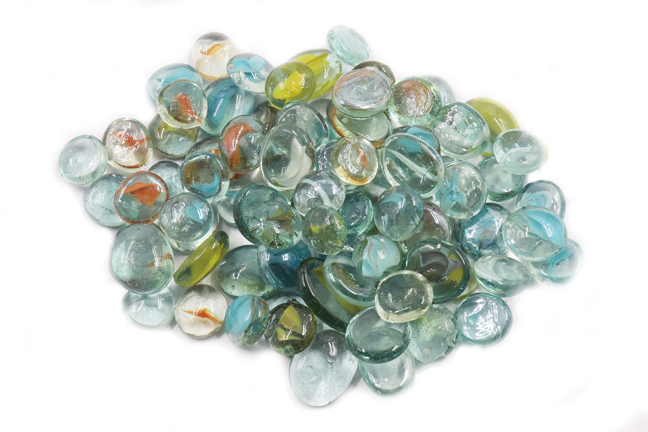 Seawave Creatures Decorative Shiny Glossy Flower Glass Marble Stone Mix Pebbles for Vase Fillers Plant Pots Home Table Garden & Outdoor Decoration (3 Kilogram) (B0B6Q5BTZV) Amazon Price History, Amazon Price Tracker