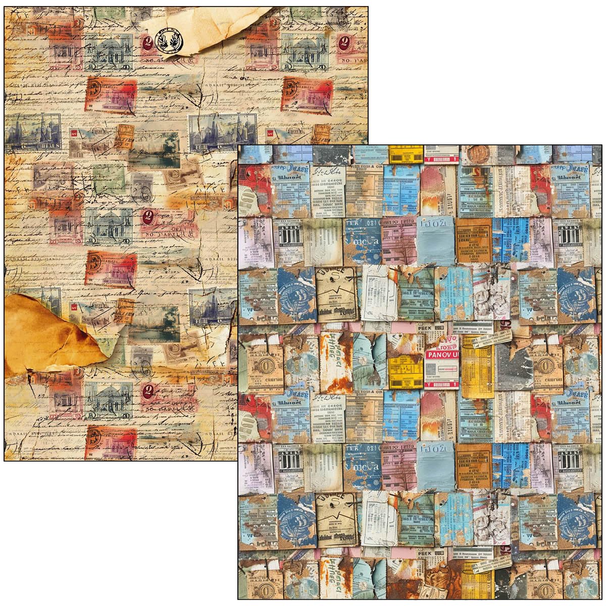 Ciao Bella Mixed Media Book A4 Motivpapier Scrapbooking DIY