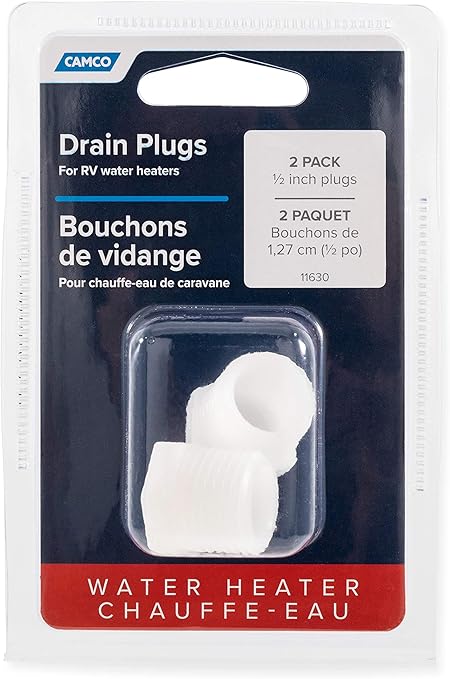 Camper Water Heater Drain Plug Size 2025