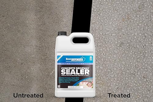 Miniatura 3 de MasonryDefender Sellador de hormigón penetrante de 2.5 galones para calzadas, patios, aceras, sellador de silano a base de agua transparente