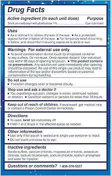 TheraTears Liquid Gel Nighttime, Preservative Free, Dry Eye Drops, 30 Ct