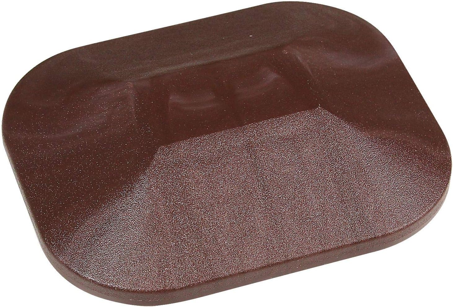 Walnut, Flat Cap for Composite Fence Post of Plastic Eco Fencing Panels