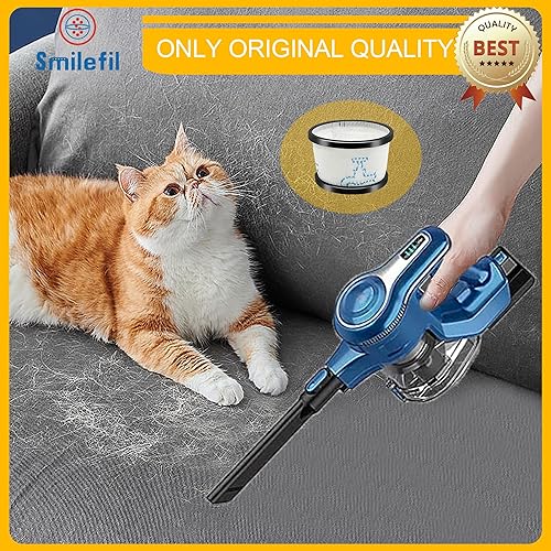 Miniatura 7 de Smilefil - Paquete de 4 filtros de repuesto compatibles con aspiradora inalámbrica INSE S600 S6P S6