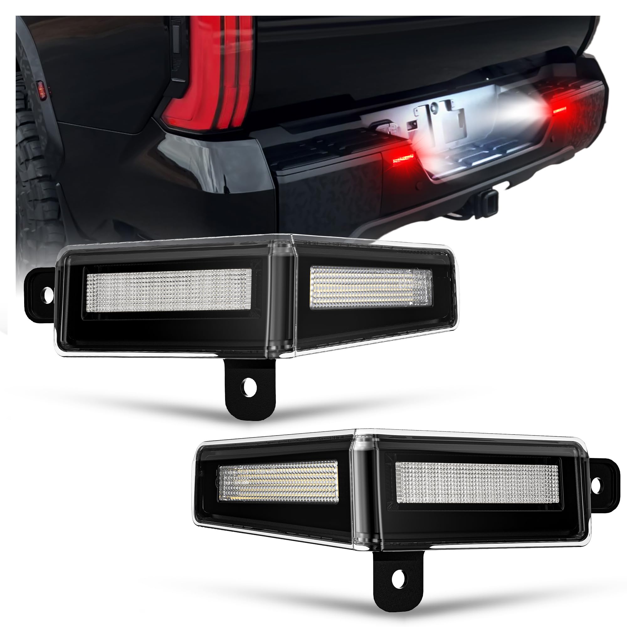 R&amp;F Auto License Plate Lights for 2022-2026 T'oyota Tundra (Gen III, XK70)