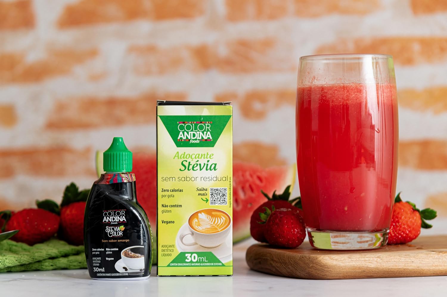 Adoçante stevia líquido Color Andina 30ml