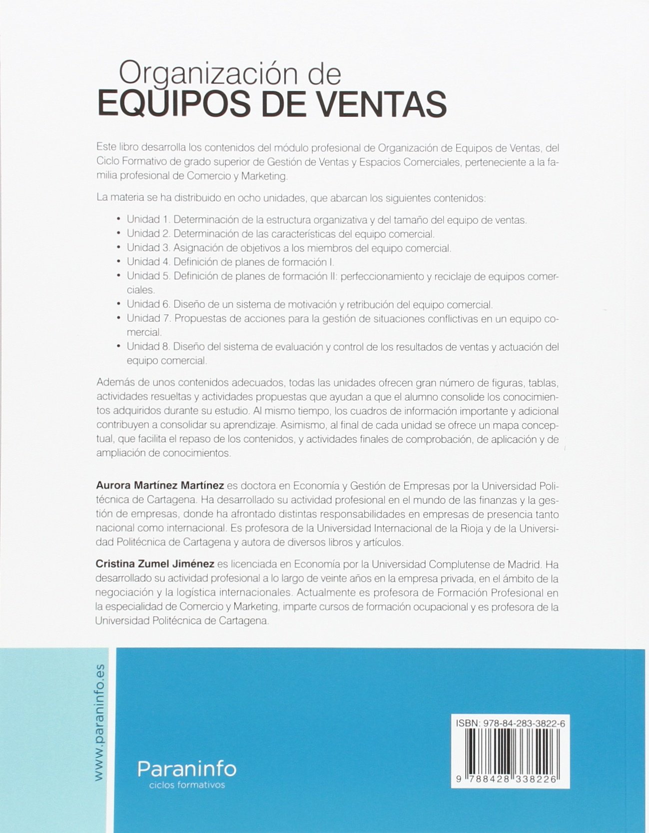 Organización de equipos de ventas (Comercio y Marketing)