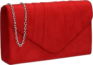 Iggy Suede Velvet Envelope Party Prom Clutch Bag - Bolsa Mujer