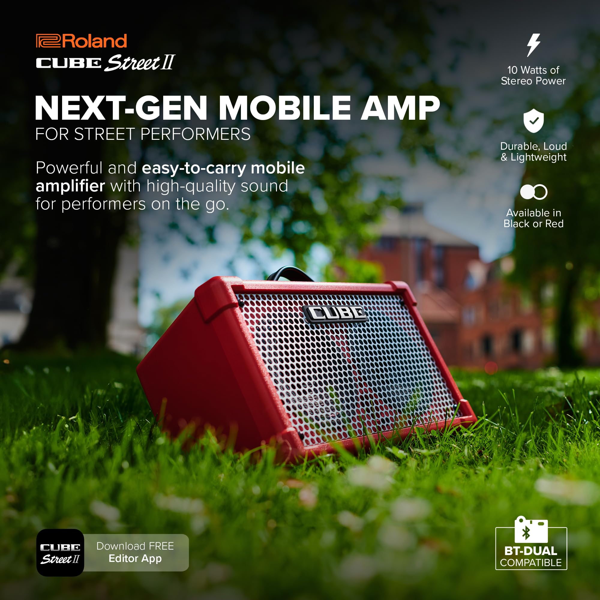 Amazon.com: Roland Cube Street II | Portable Battery-Powered