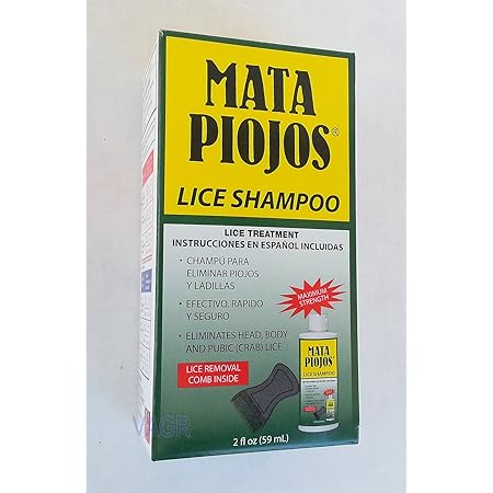 Amazon Com Eliminate Kills Lice Effectively Mata Piojos Shampoo Lice Treatment 2 Oz W Comb Health Household