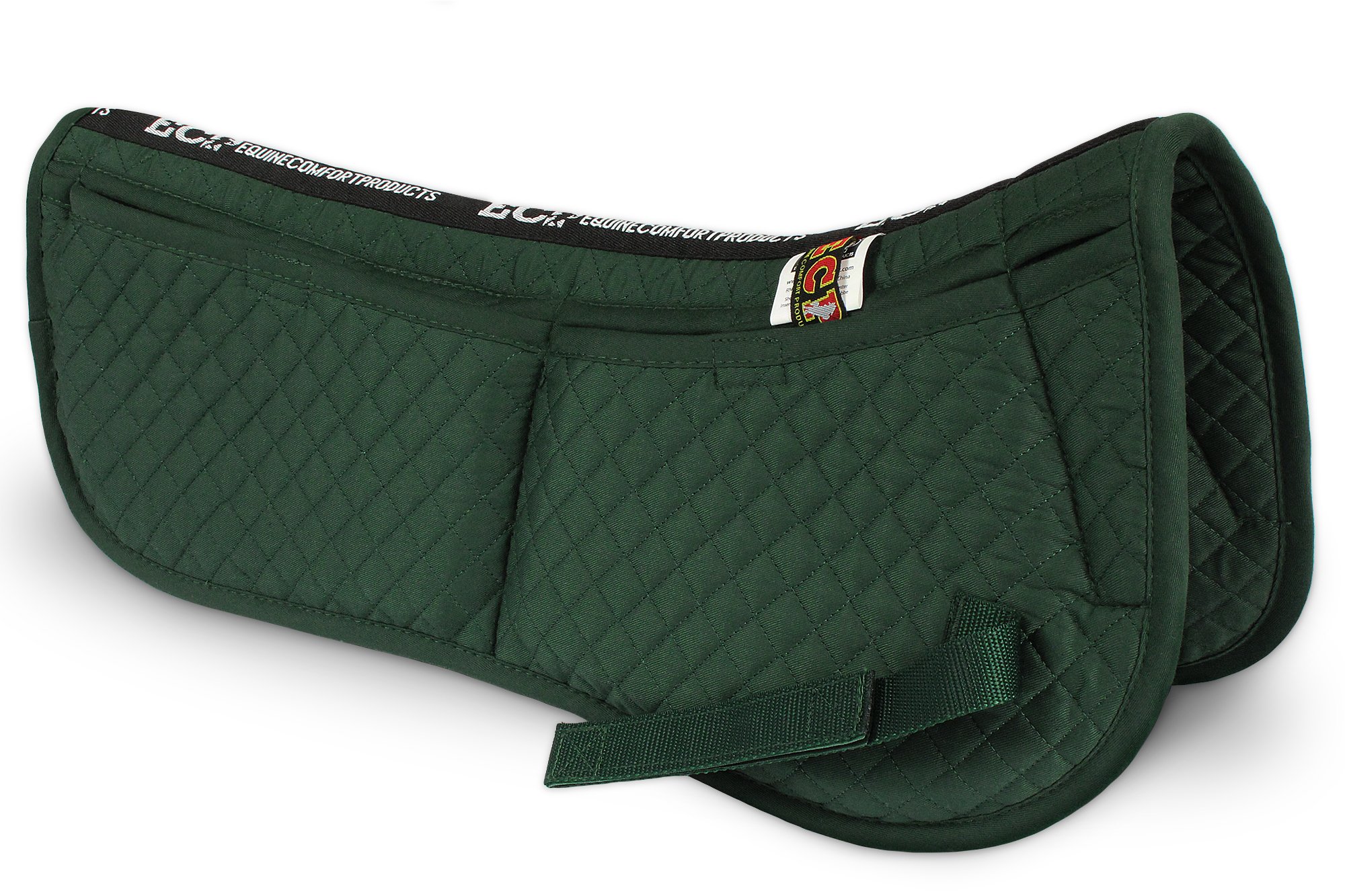 Adjustable Shock Absorbing Memory Foam Half Saddle Pad
