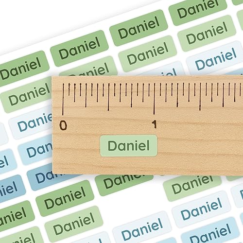 Etiquetas pequeñas de nombre (175) – Etiquetas de nombre personalizadas para etiquetar artículos diminutos, aptas para lavadora y secadora