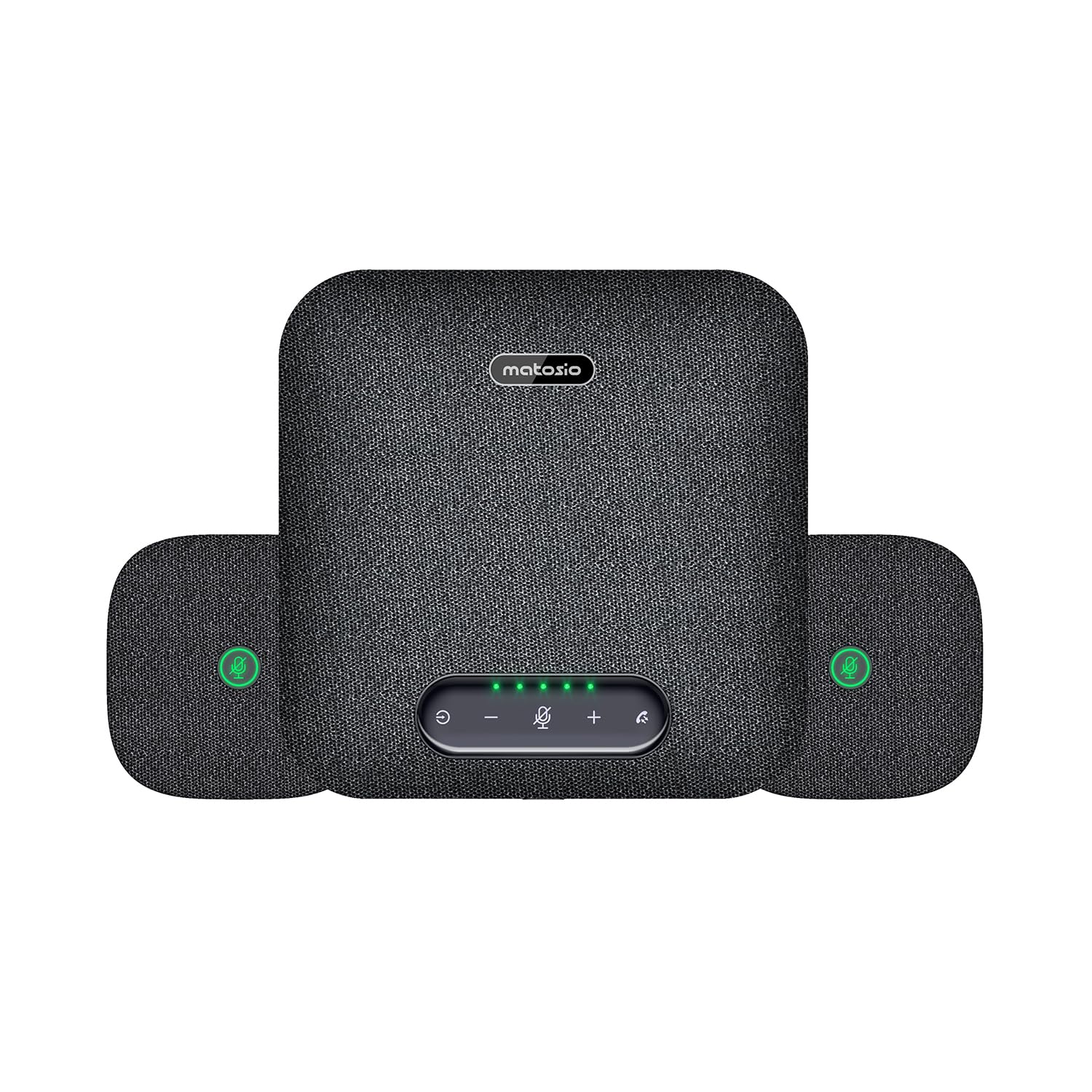 Octopus Pro Altoparlante e Microfono per Conferenza USB Wireless, Altoparlante per Conferenza con 2 Microfoni di Estensione per Pickup Vocale 8 Metri, Per Sala Conferenze