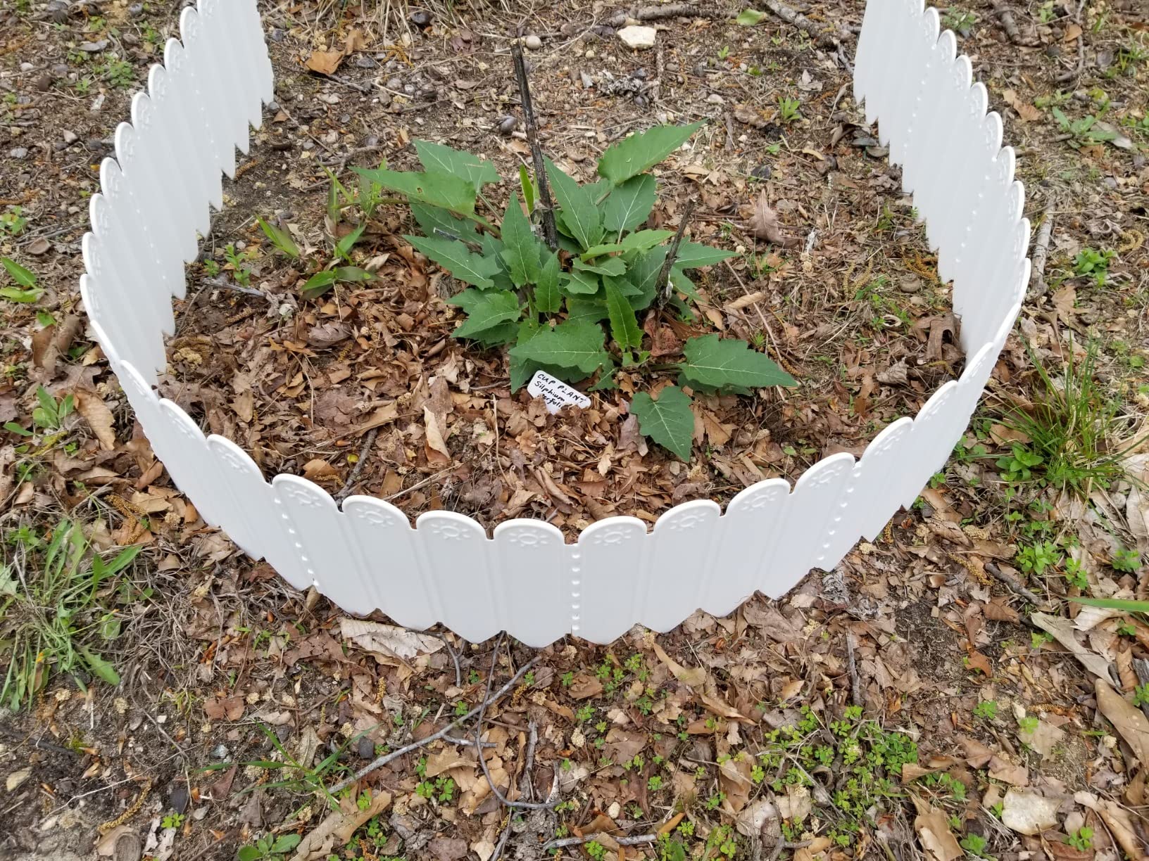 5/mo Finance EEOCWF 10PCS White Garden Edging Borders, 8.66"X8.66