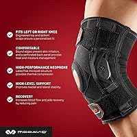 Vista 6 de McDavid Hinged Knee Brace for Men and Women, Knee Brace with Side Stabilizers, Knee Compression Sleeves and Stability Straps for ACL, LCL