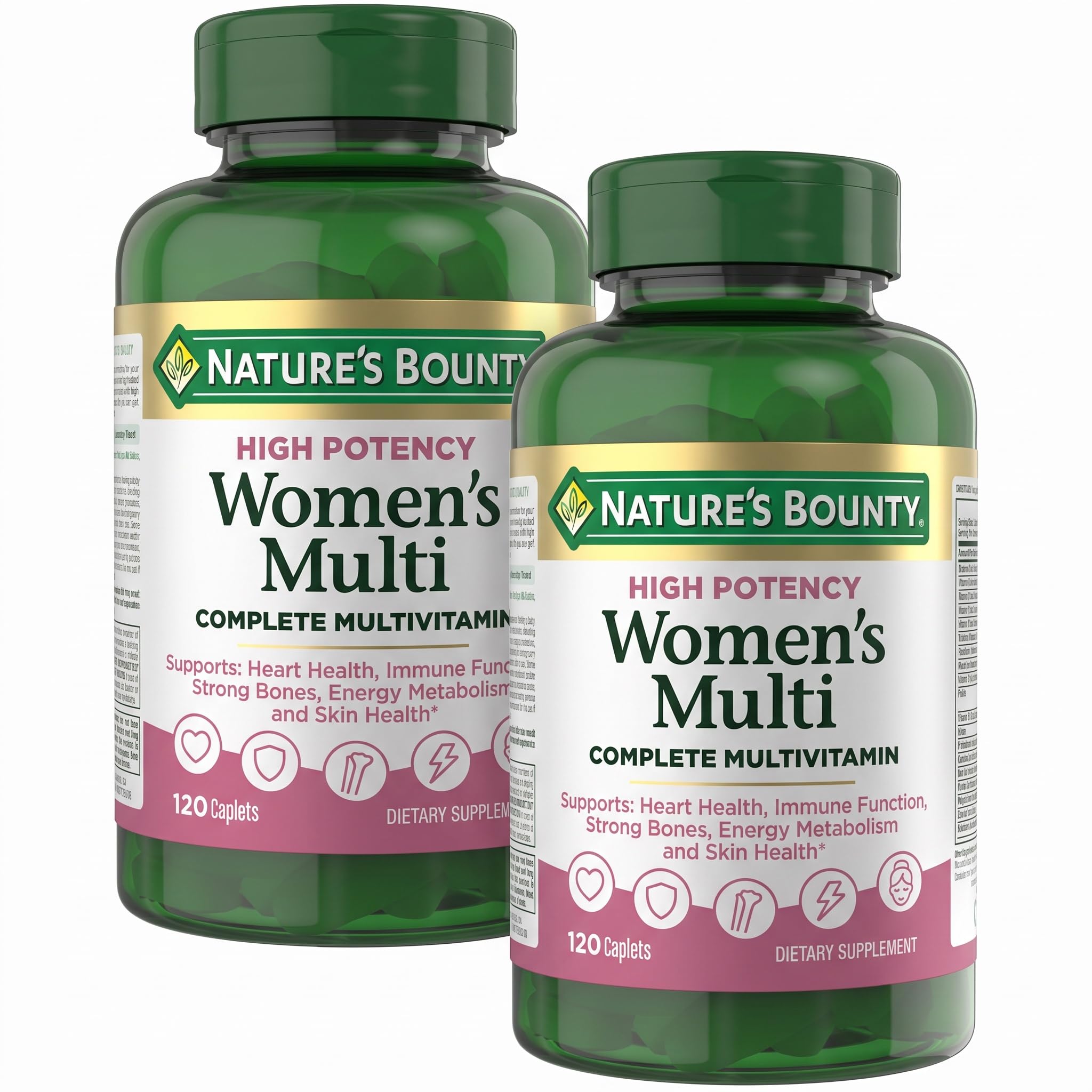 Nature's Bounty High Potency Women’s Complete Multivitamin, 120 Caplets — Amazon image 10