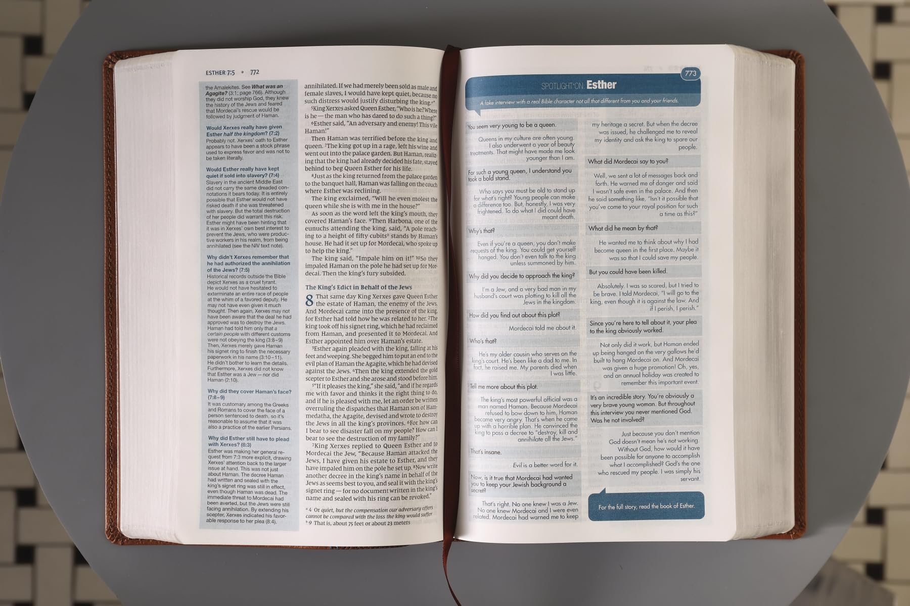Holy Bible: New International Version, Quest Study Bible for Teens, The Question and Answer Bible, Leathersoft, Brown, Comfort Print