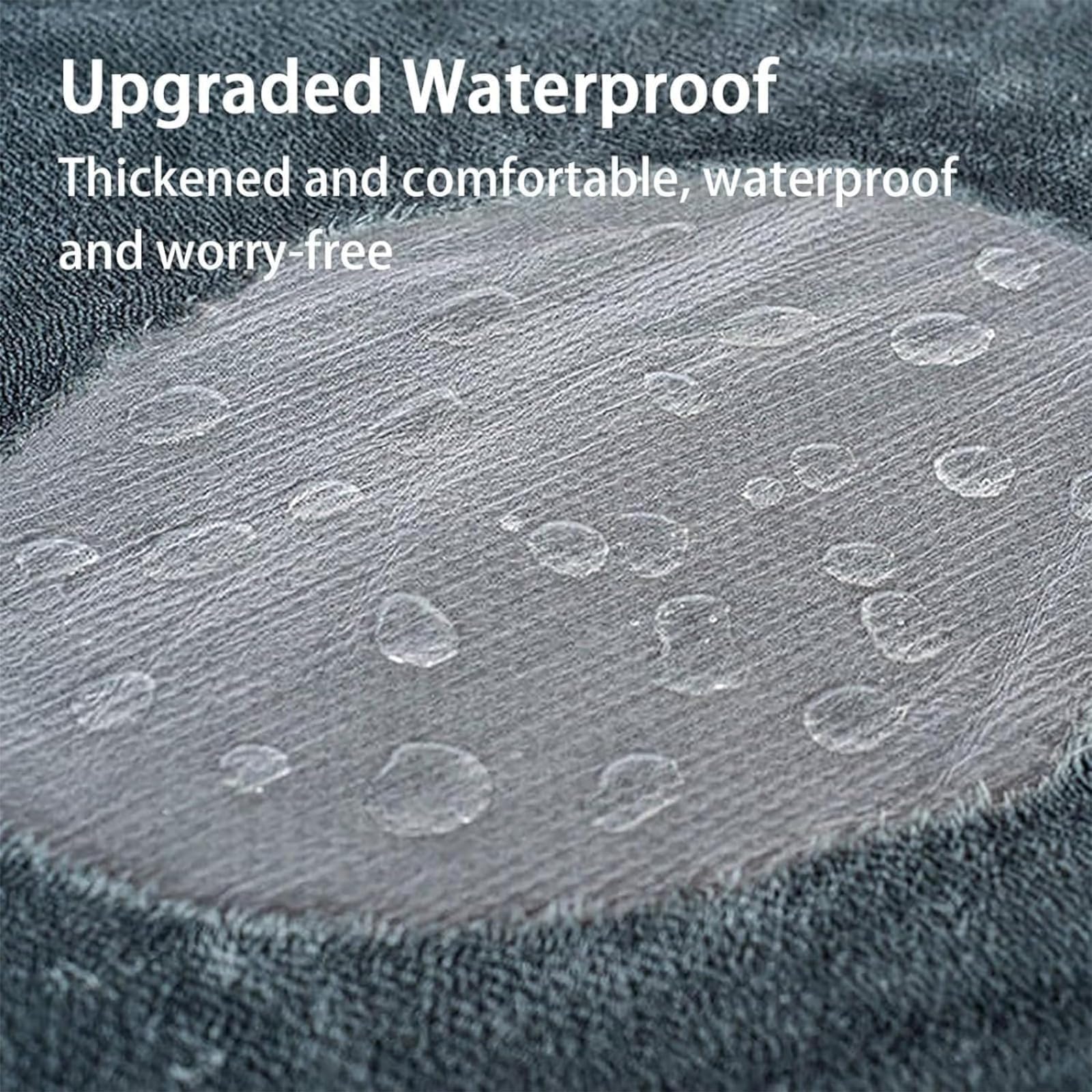 The Waterproof Blanket, Love Blankets for Couples Waterproof, Double-Sided Fluffy Soft Cozy Waterproof Blanket, Fleece Blanket for Furniture Protector, Pet Blanket for Dog Cat