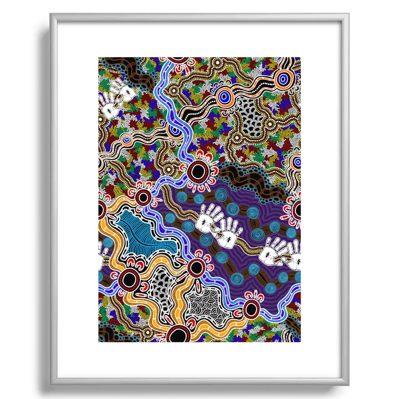 アボリジニ アート Doris Gingingara リトグラフ