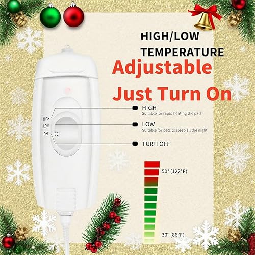 Miniatura 3 de Almohadilla térmica XXL para cama grande para perros y gatos al aire libre, para mascotas, gatitos, cachorros, cachorros, cachorros, para