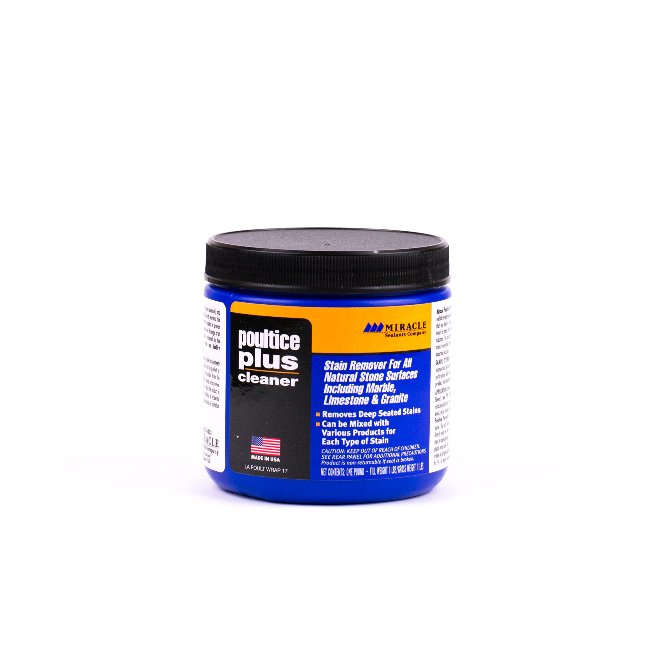 Miracle SealantsPoultice Plus Stain Remover for Countertops, Tile, Stone & Masonry, 1 lb