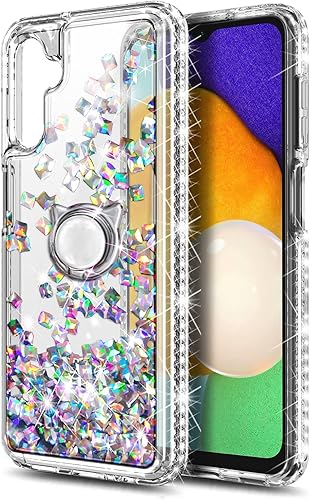 Miniatura 3 de NZND Funda para Galaxy A14 5G, funda para Samsung Galaxy A14 con protector de pantalla de vidrio templado (cobertura máxima), soporte de