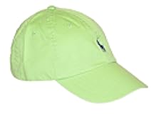 Polo Ralph Lauren Sports Pony Logo Hat Cap (One size, Lime/royal)