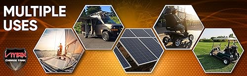 Miniatura 3 de VMAX MR127-100 12V 100Ah AGM Batería marina de ciclo profundo compatible con Minn Kota Endura Max 55 Control de mano 12V 55lb Motor de arrastre